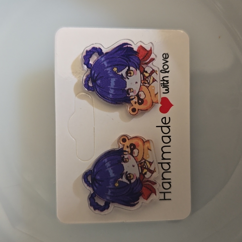 Nwt Handmade Xiangling Genshin Impact Lapel Pins